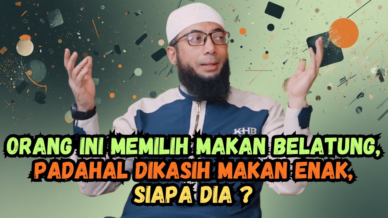 Orang Ini Memilih Makan Belatung, Padahal Dikasih Makan Enak, Siapa Dia ? Ustadz Khalid Basalamah