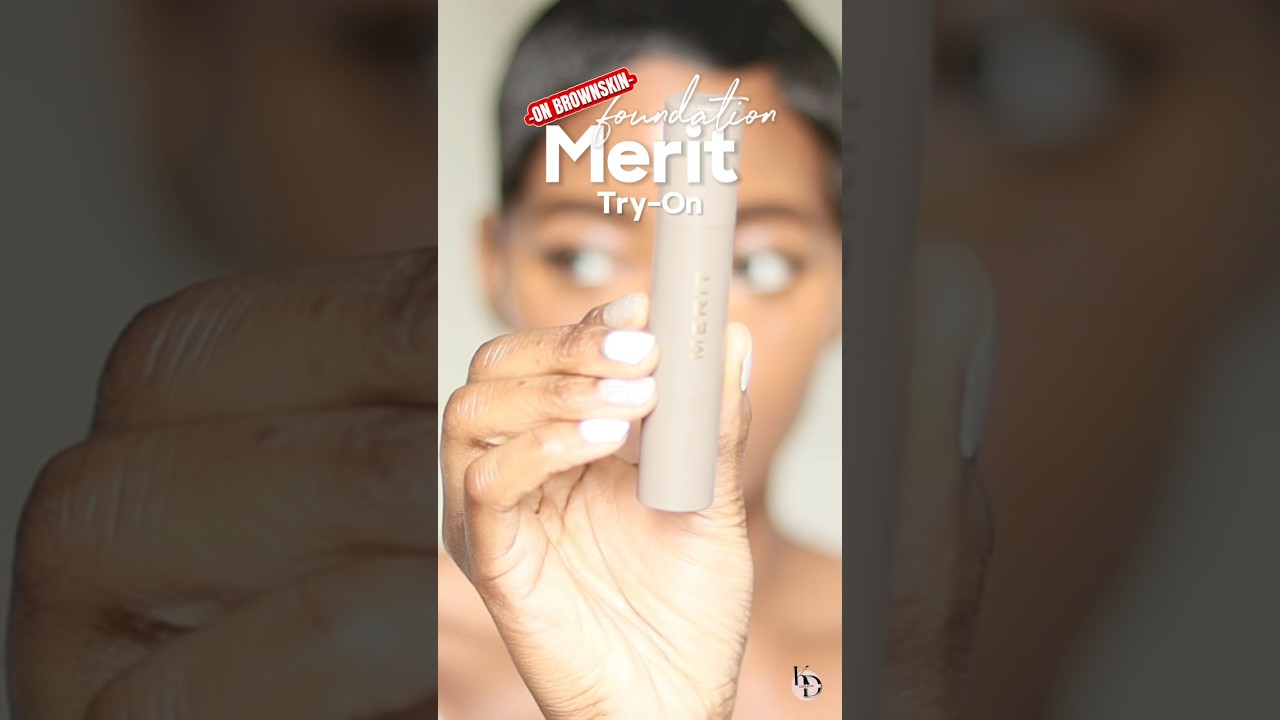 MERIT BEAUTY COMPLEXION STICK | TRY-ON BROWNSKIN #meritbeauty #foundation #cleanbeauty #makeup