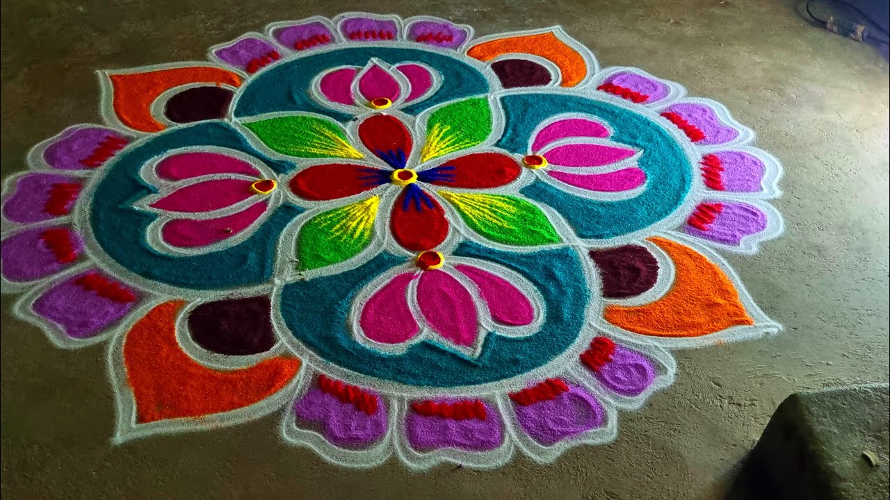 Bhoki pongal 🌻diyamuggulu  🌻lotus rangolidesigns 3*1🌻thai Pongal special 🌻mattu pongal flowers