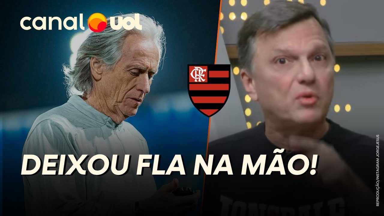MAURO CEZAR MANDA A REAL SOBRE JORGE JESUS: TALVEZ O MAIOR DO FLAMENGO, MAS DEIXOU NA MÃO!