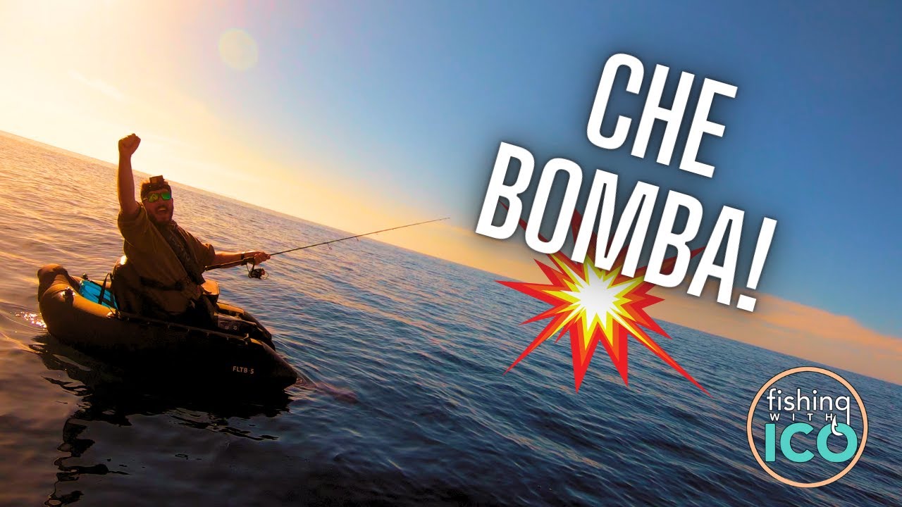 BELLY BOAT in MARE con la TECNICA dell' ULTRALIGHT JIGGING! Divertimento ASSICURATO!(Catch&Cook) 4K