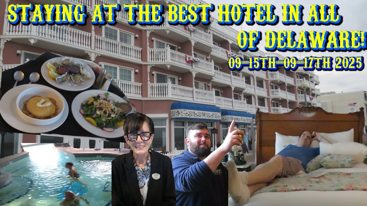 STAYING AT THE BEST HOTEL IN DELAWARE! | Boardwalk Plaza Hotel Trip Sept 15th to 17th 2025