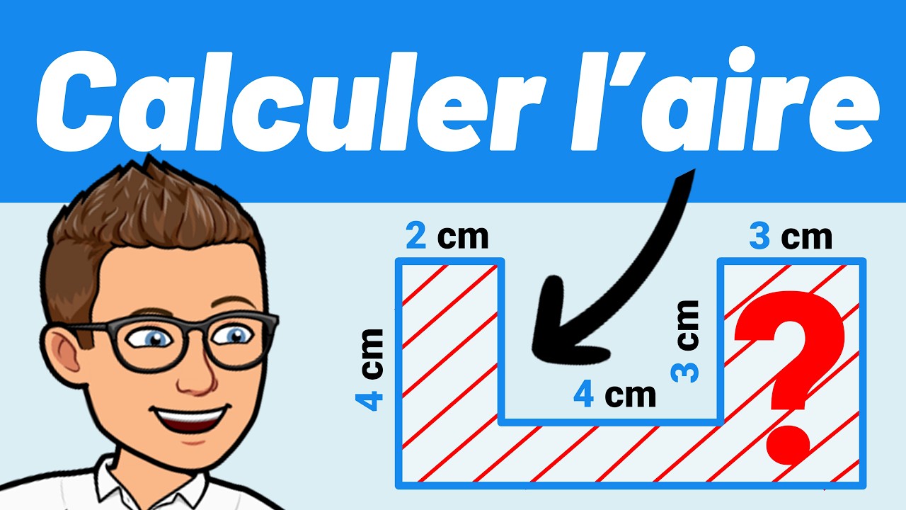 Calculer l'aire d'une figure composée ✅ Méthode simple ! 💪 Math | Collège | CRPE