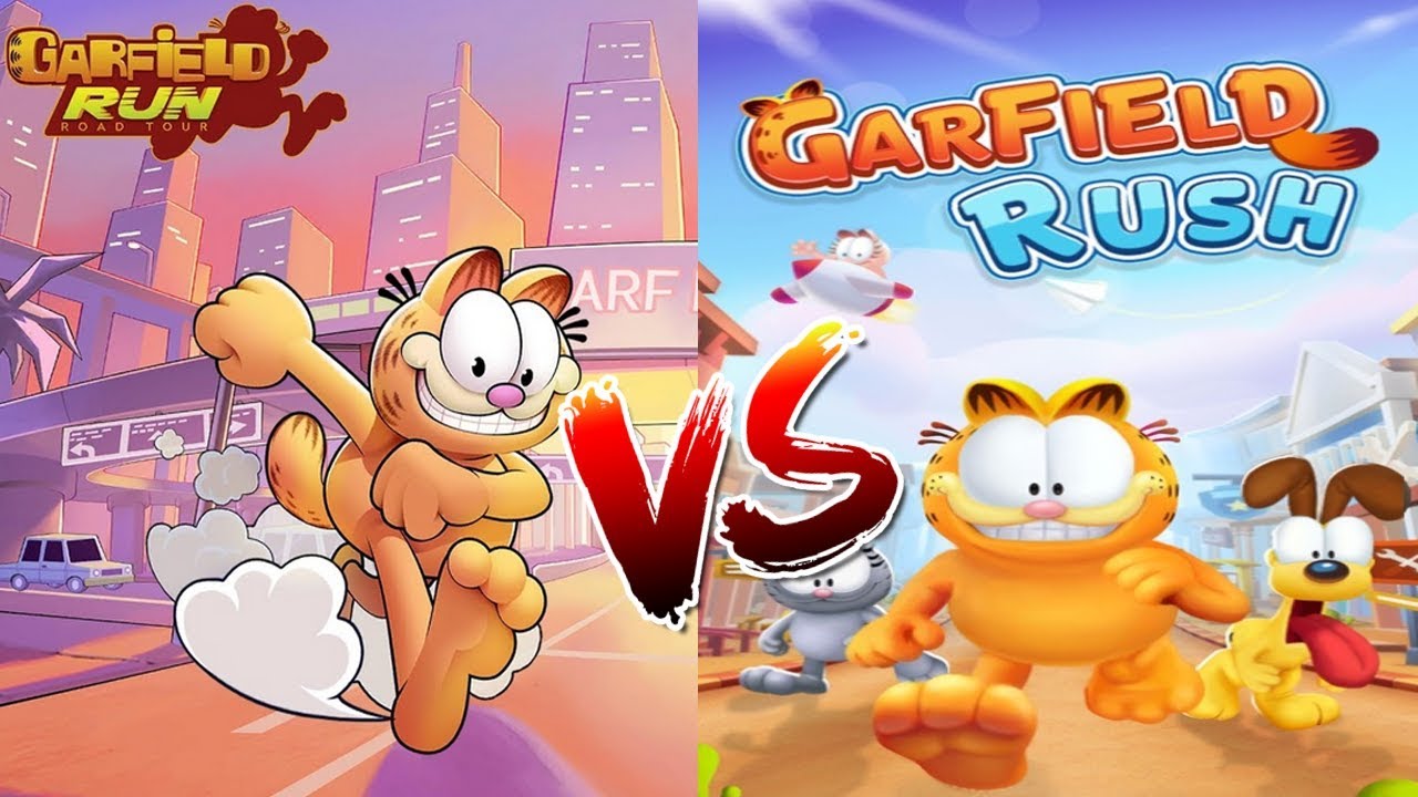 Garfield Run vs Garfield Rush - Gameplay FHD