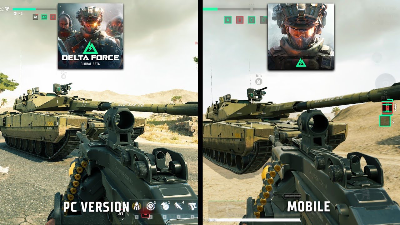 Delta Force vs Delta Force Mobile - Details and Physics Comparison