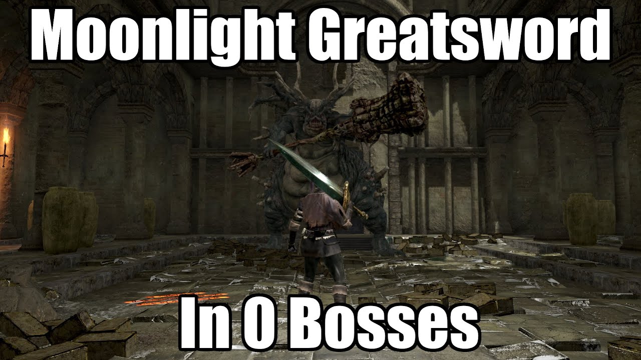How to Get the Moonlight Greatsword in 0 Bosses