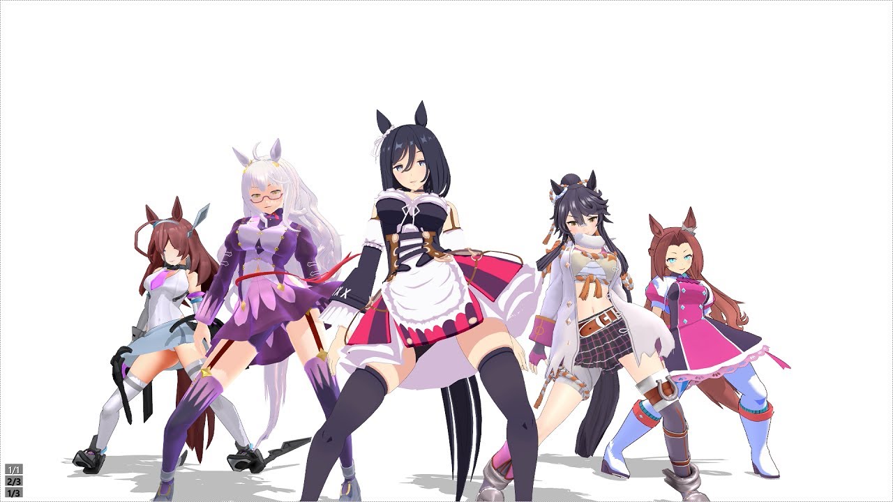 【ウマ娘MMD】ウマ娘5人で『gentleman』踊ってみた。