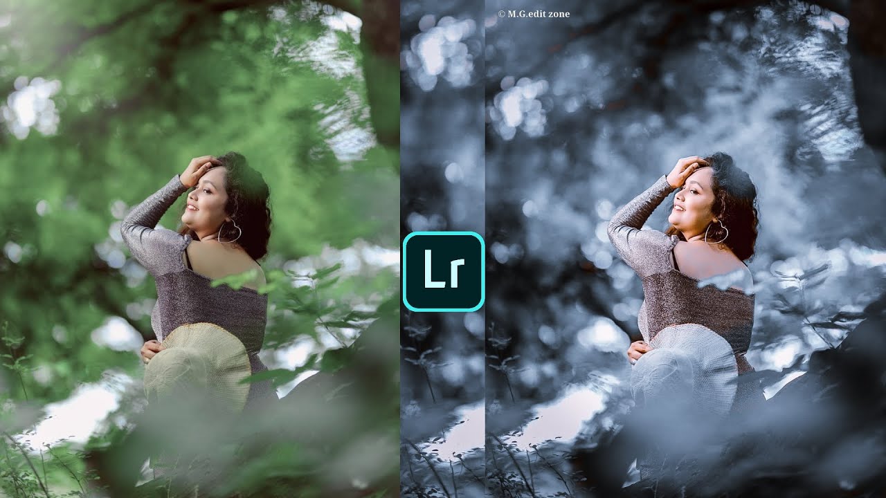 Moody silver tone Lightroom photo editing tutorial||preset download free||
