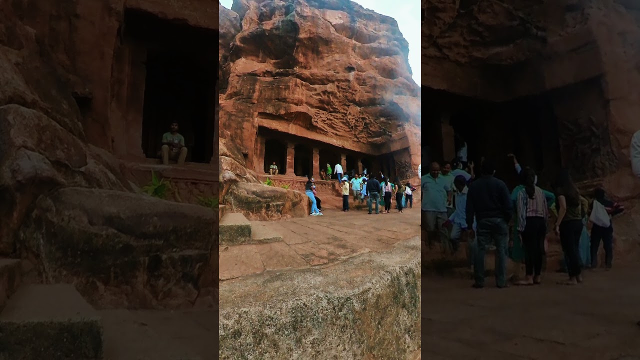 Badami Caves. Some man made structures are mind boggling. #badami   #relics  #explore  #history