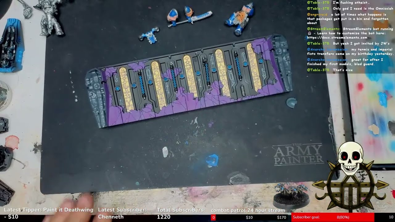 Painting Warhammer | working on a big beautiful wall aka tomb world terrain
