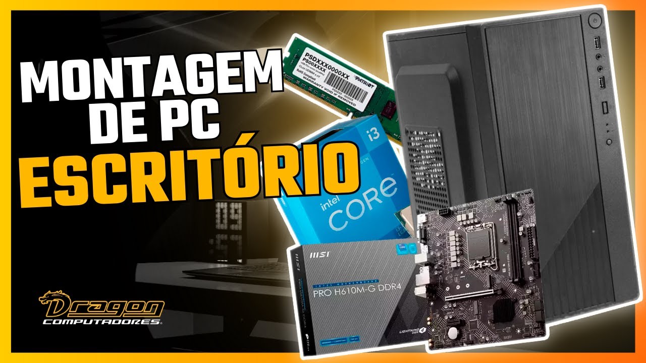 Como Montar um PC de Escritório: Dicas Essenciais para Produtividade Máxima!