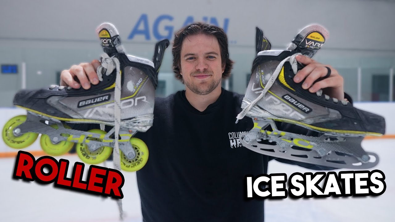 IS IT TRASH? - ROLLER-BLADE ICE SKATES...