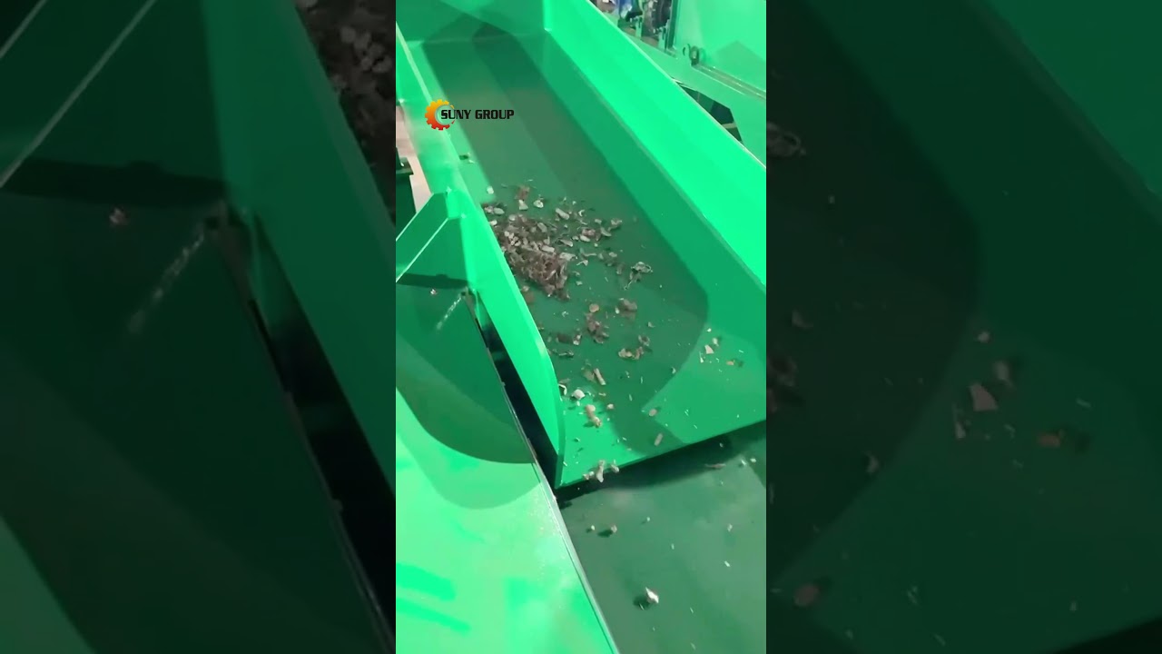 600 Eddy Current Separator | Fast Plastic and Metal Separation Demo