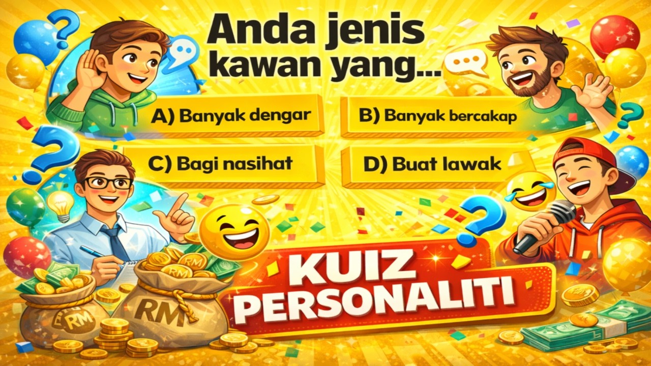 10 Soalan Kuiz Personaliti (Part 2) – Jawapan Anda Bongkar Siapa Diri Sebenar! 😱