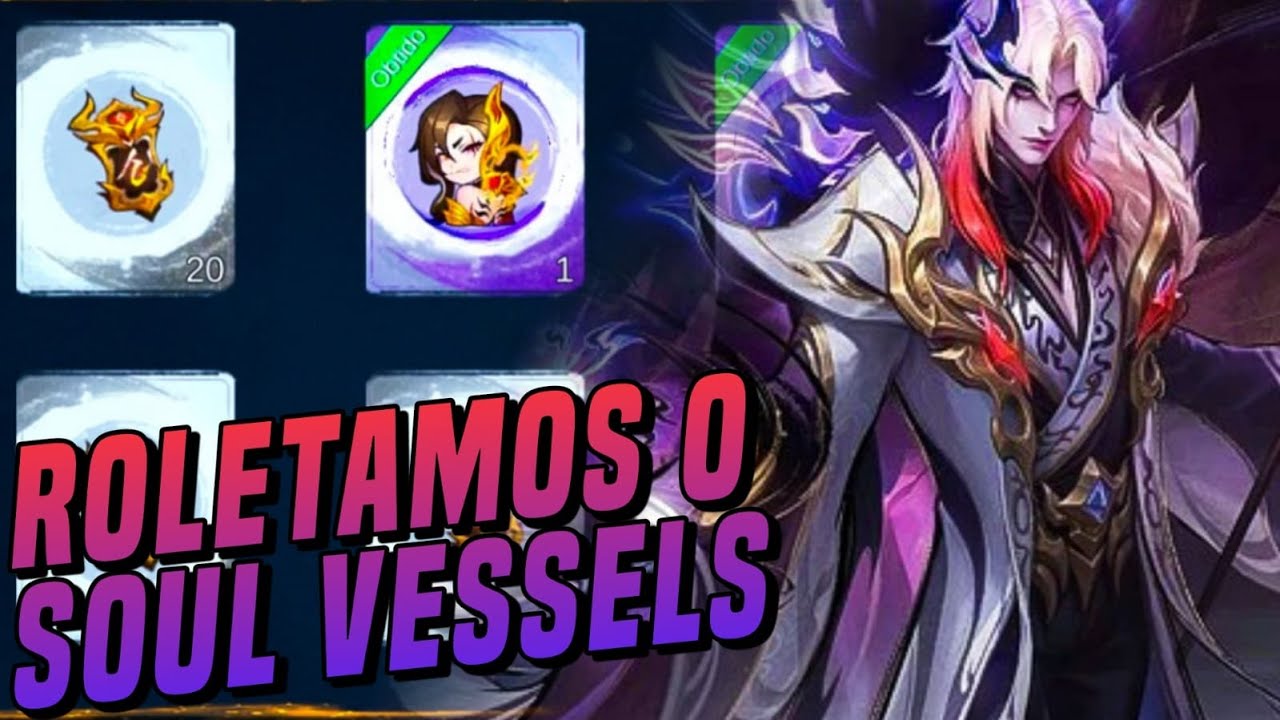 ROLETAMOS o SOUL VESSELS na conta DOS SUBS (moonton n salva uma...)