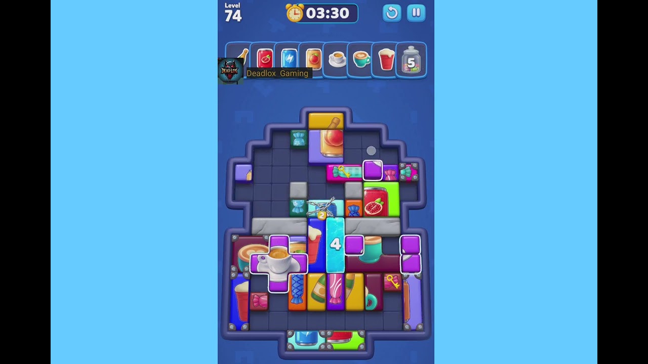 Picture Block Jam Level 74. Walkthrough Gameplay