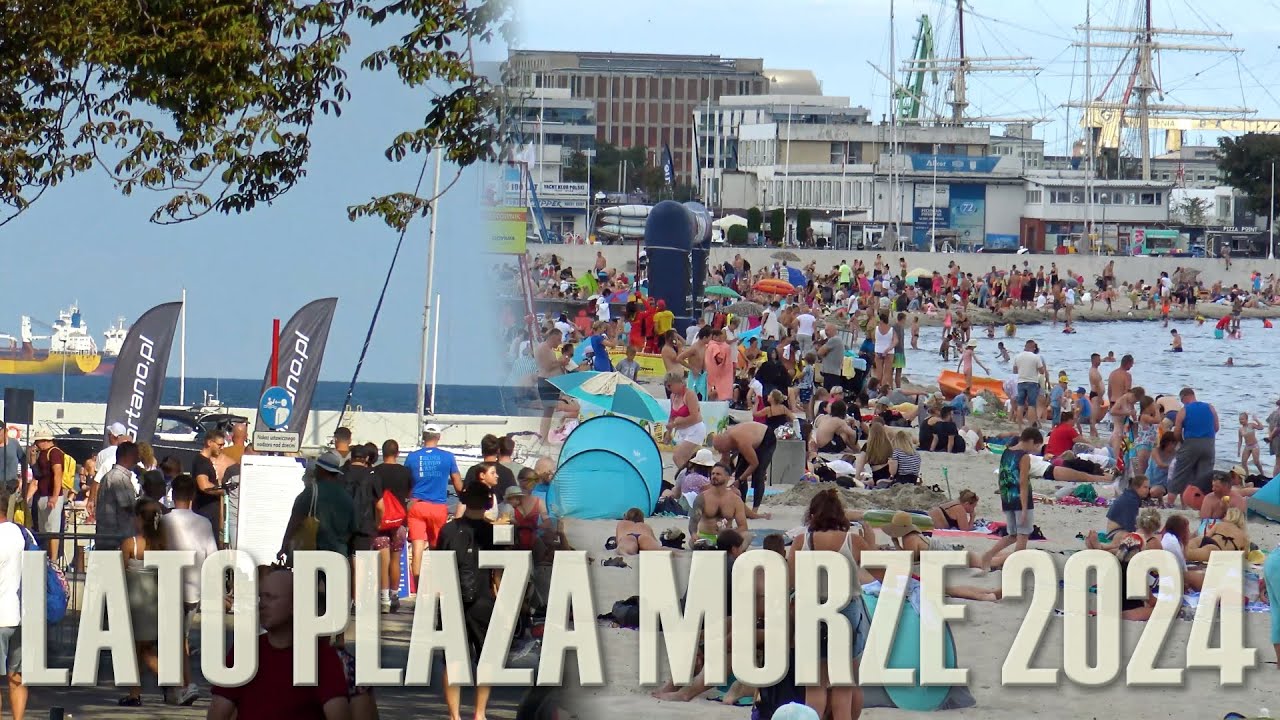 Gdynia | Plaża Morze Bulwar | LATO Sierpień 2024