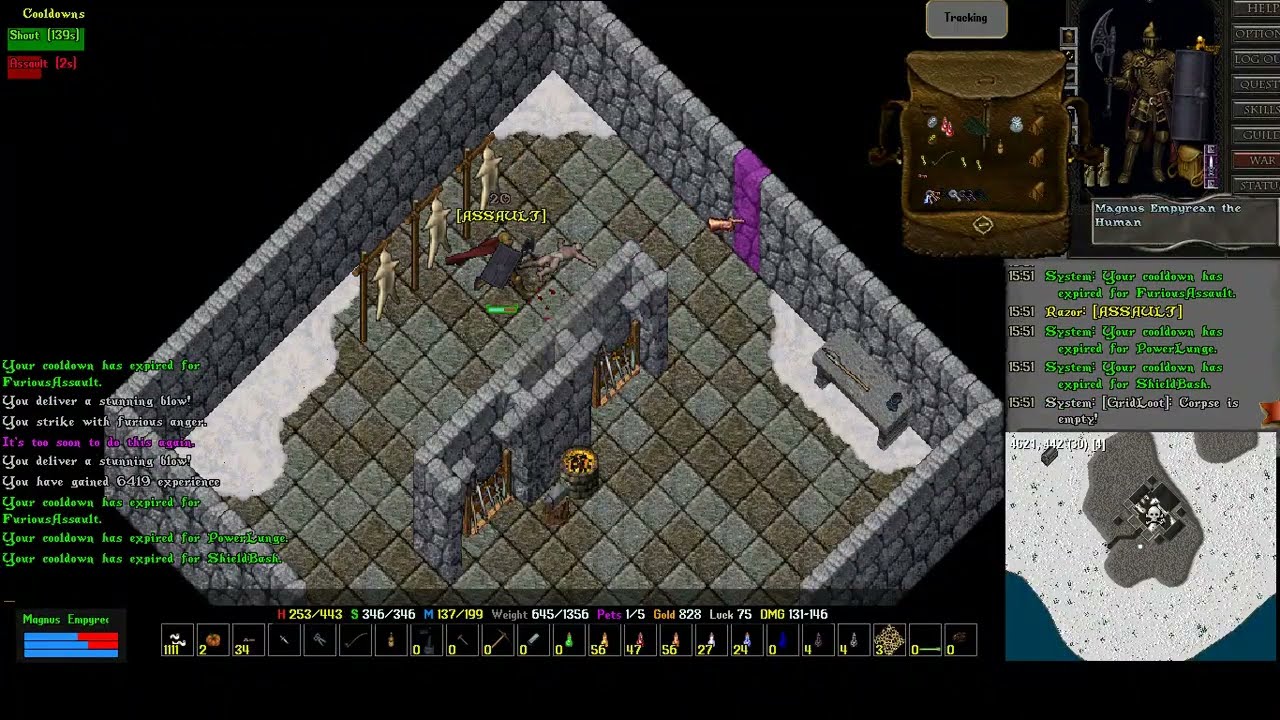 [UO Regisfall] Berserker gameplay, extra attacks build (No Commentary)