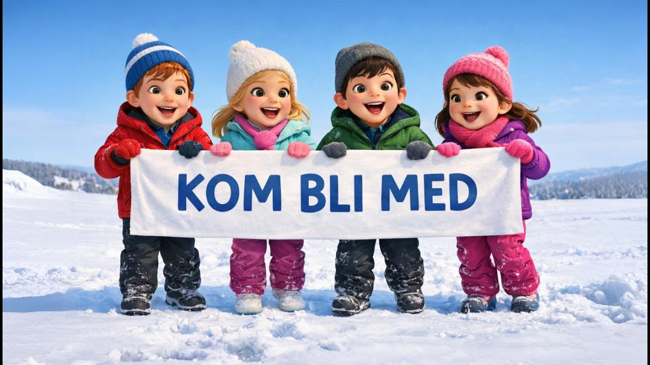 Kom Bli Med – Vinterlek i Snøen | Original barnesang fra TITTEI