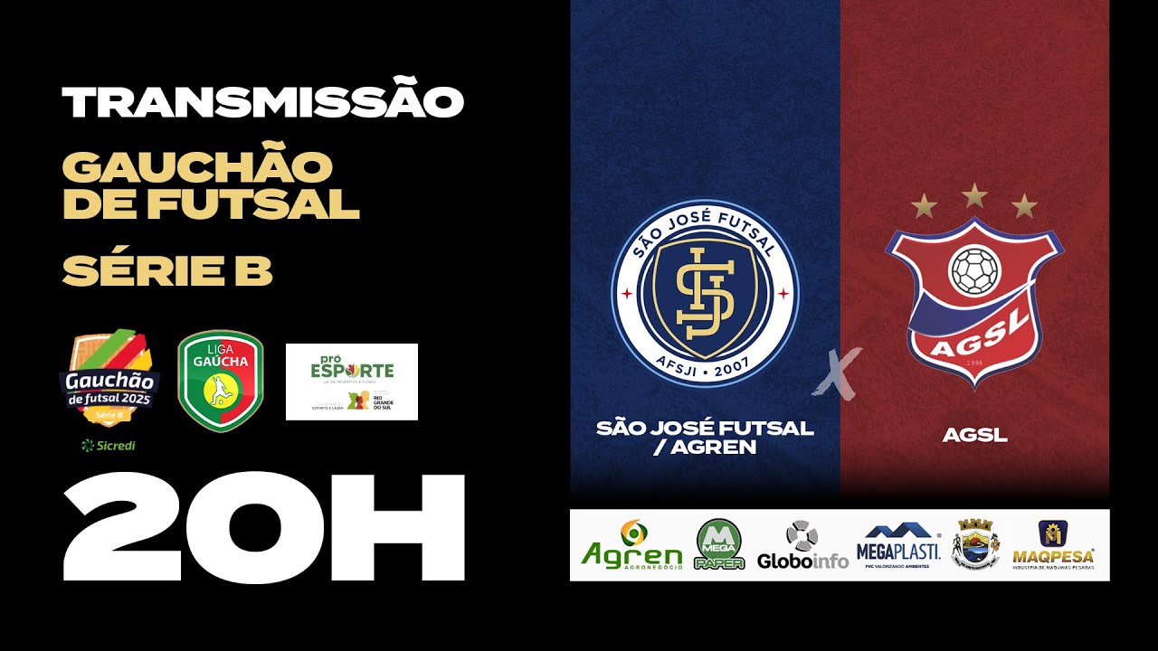SÃO JOSÉ X AGSL - Gauchão de Futsal Série B