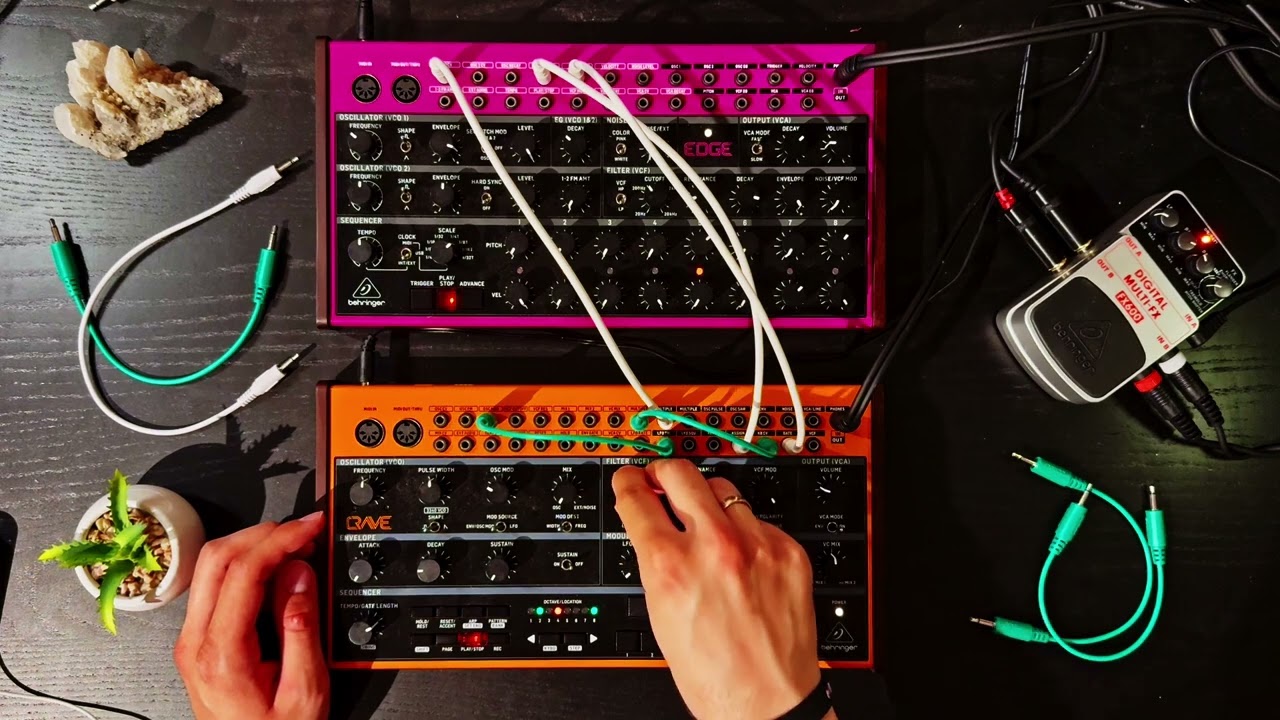 Deep Bounce - A Moog Patch (#6) with Behringer CRAVE and EDGE