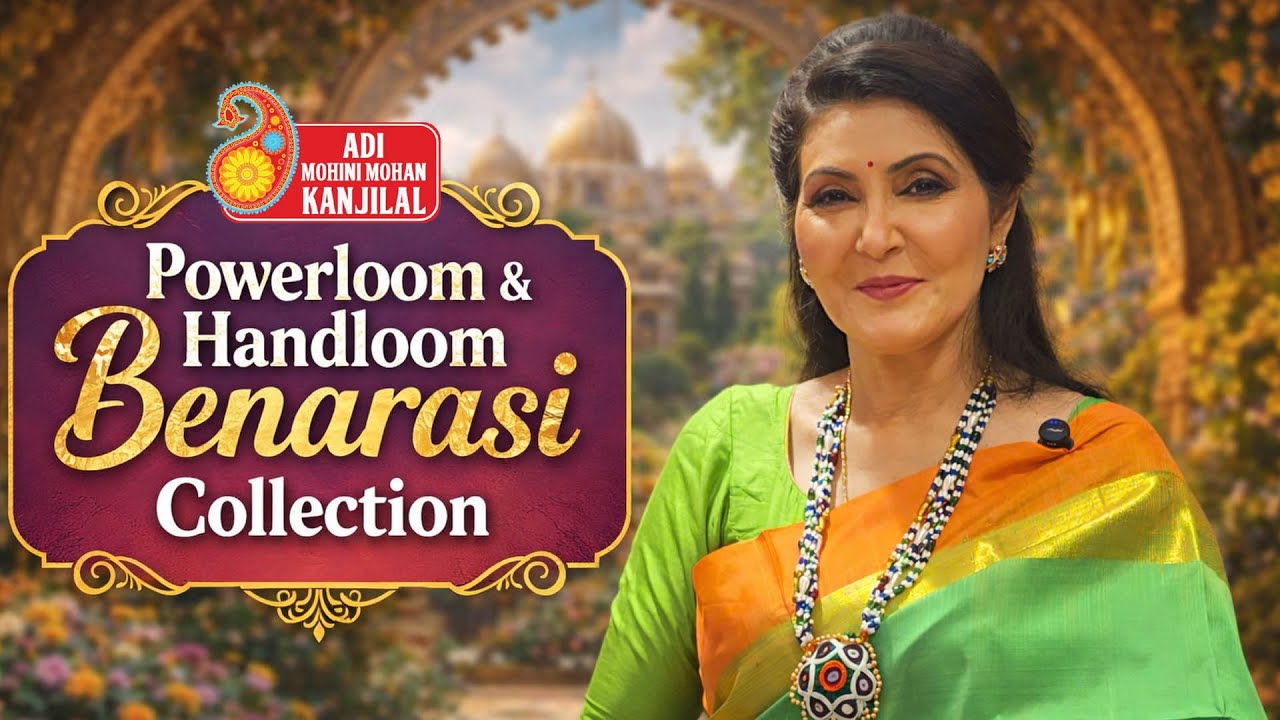 Beautiful Powerloom & Handloom Benarasi Collections by Swarnali Kanjilal