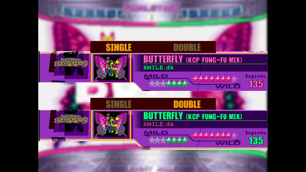 Dance Maniax 2ndMIX append J-PARADISE: BUTTERFLY (KCP KUNG-FU MIX) (Charts)