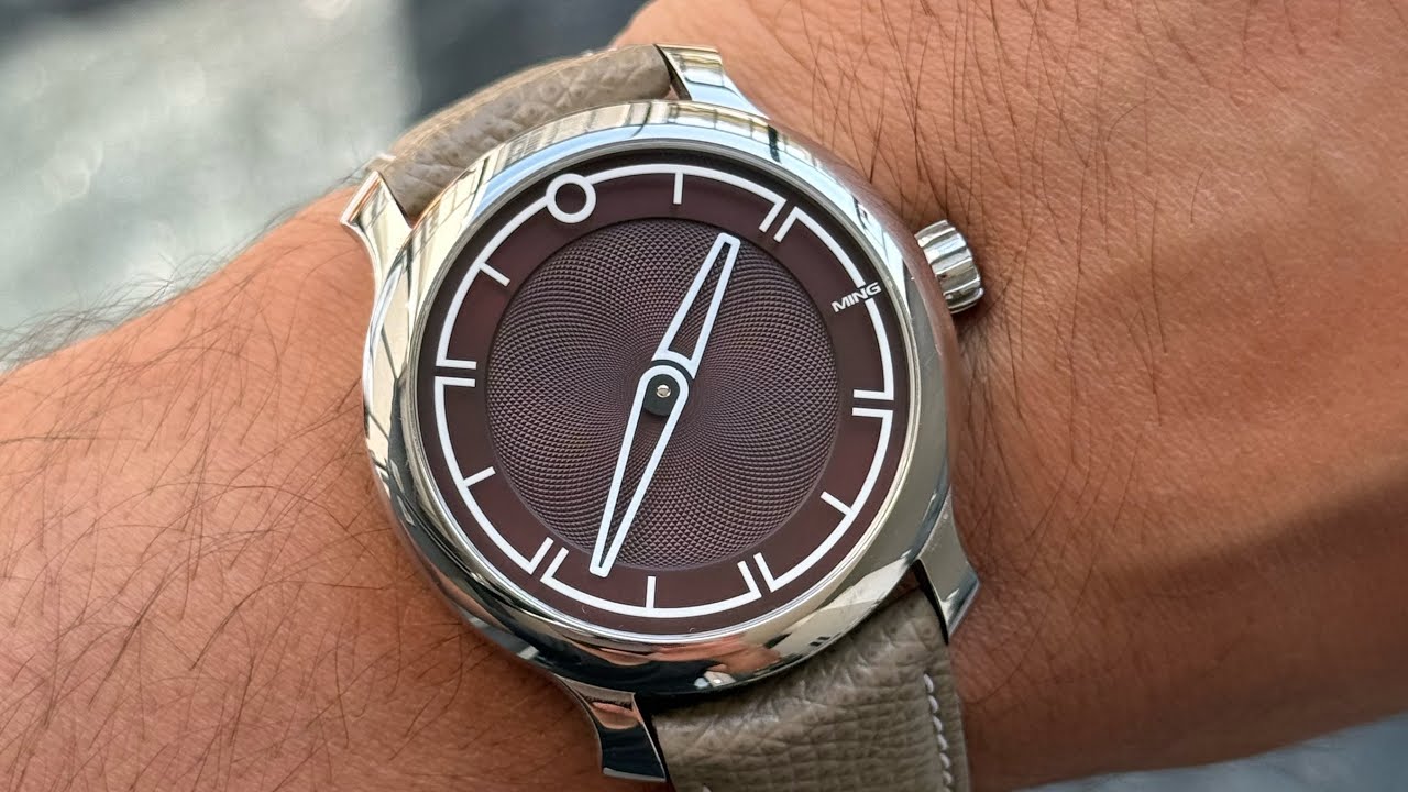 MING 17.09 &ndash; Contemporary Swiss Minimalism, 38mm Steel Wristwatch