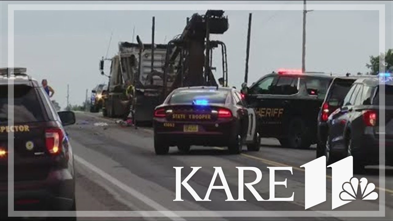 4 dead, 3 injured in northern Minnesota construction zone crash
