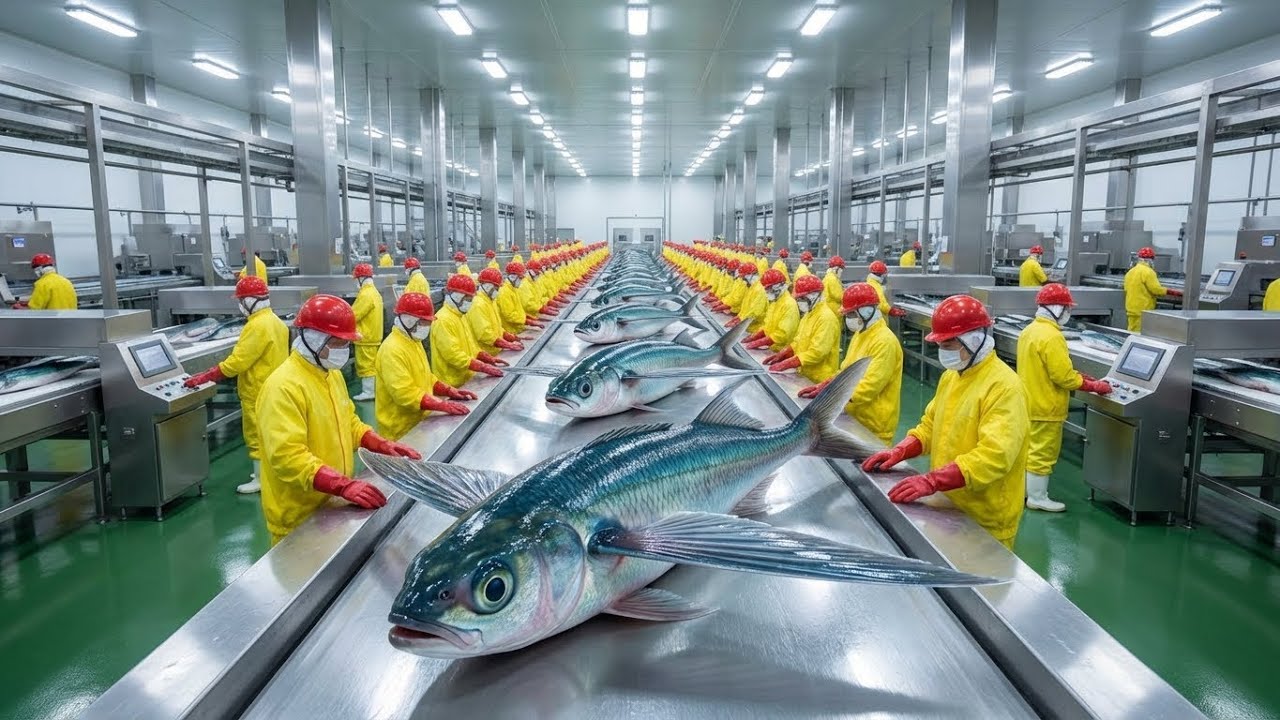 Inside the Flying Fish Factory - How Fish Are Turned Into Gliders, Skin & Fins