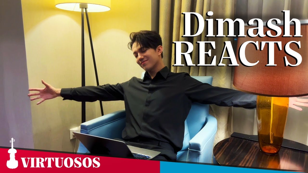 DIMASH REACTS - OMIR | A birthday gift for Dimash  performed by 14 young Virtuosos