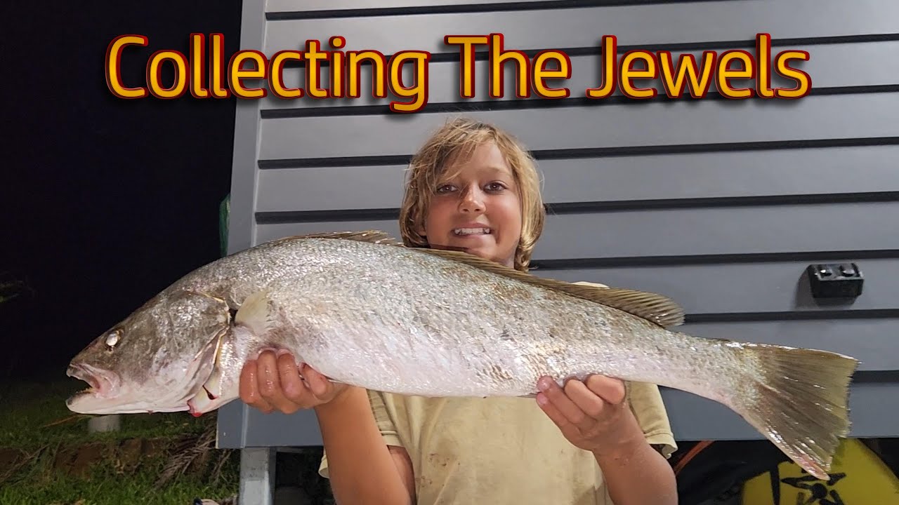 HIDDEN TREASURE: Calvin Lands His First Mulloway Jewfish!