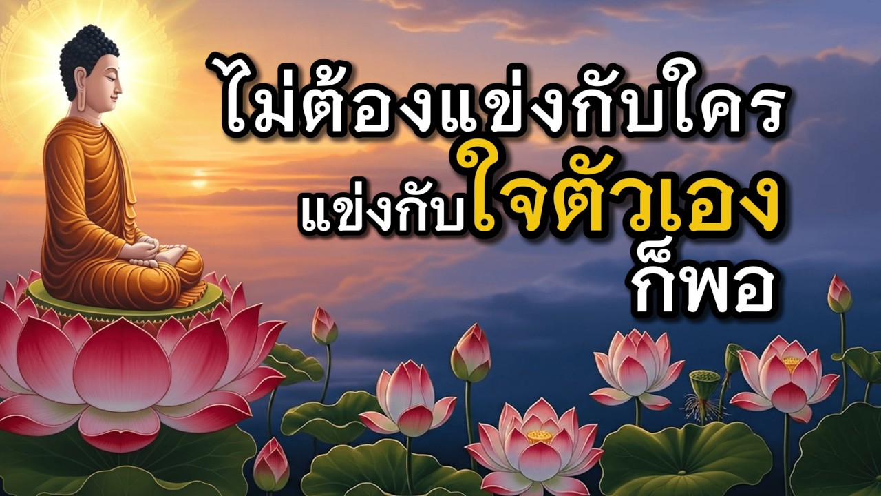 ไม่ต้องแข่งกับใคร แข่งกับใจตัวเองก็พอ | ธรรมะสบายใจ EP.61
