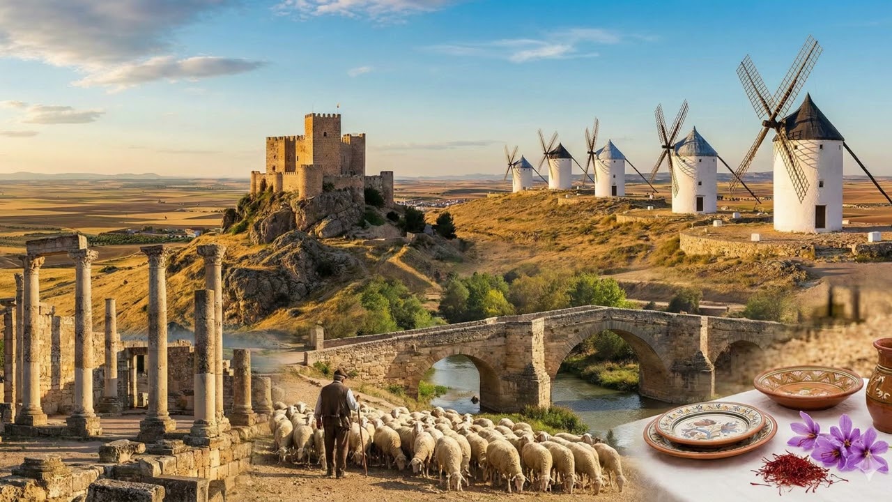 Learn Spanish: A history of Castilla La Mancha.