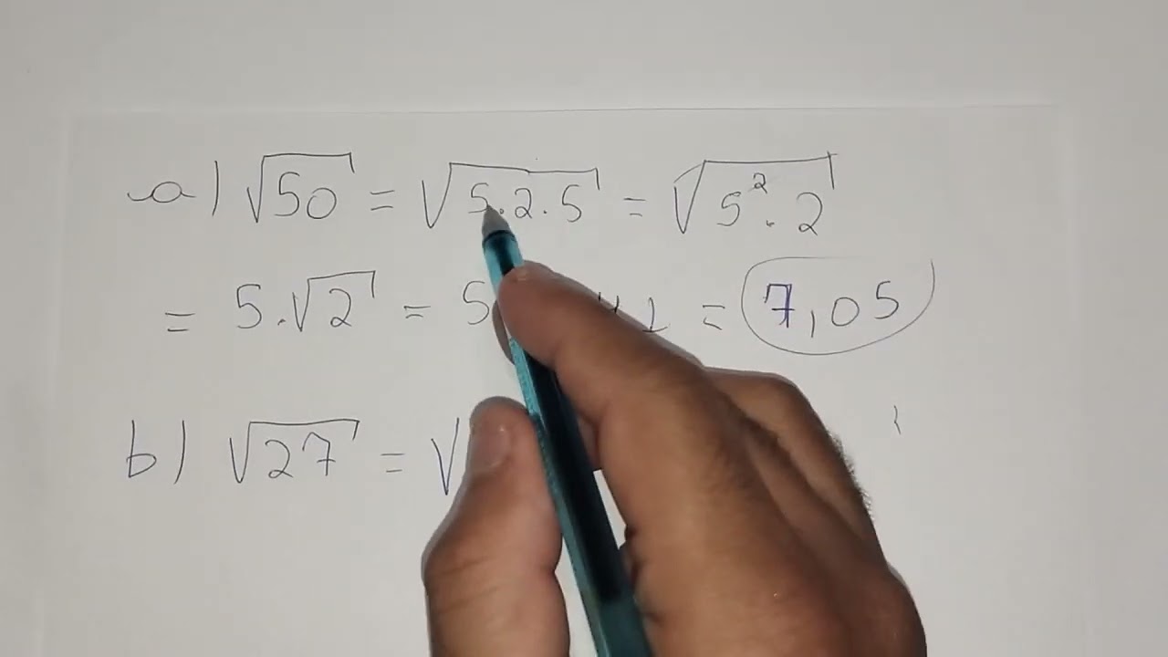 Considere os valores a seguir. √2= 1,41 √3=1,73 √5 = 2,23 √6=2,44   Usando esses valores, ...