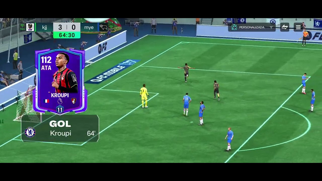 FC mobile jogando no Poco X6 PRO com tudo M&aacute;ximo 