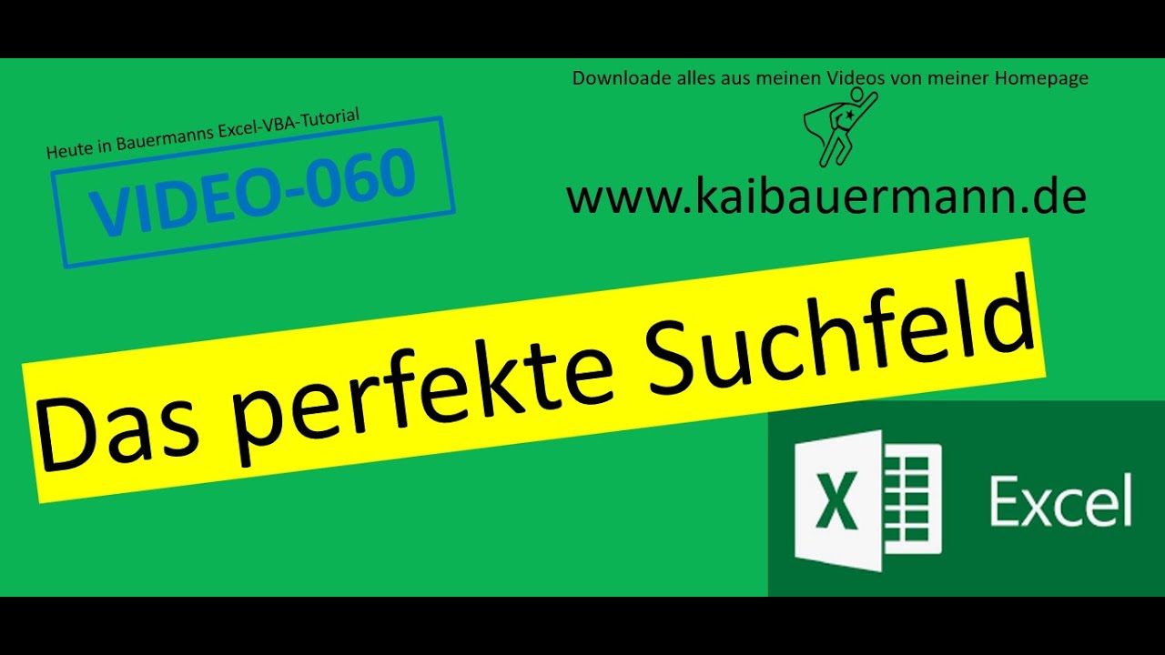 060 - das perfekte suchfeld excel/Excel SUCHBOX/Suchen wie ein PROFI/vba/programmieren/cemi's code2