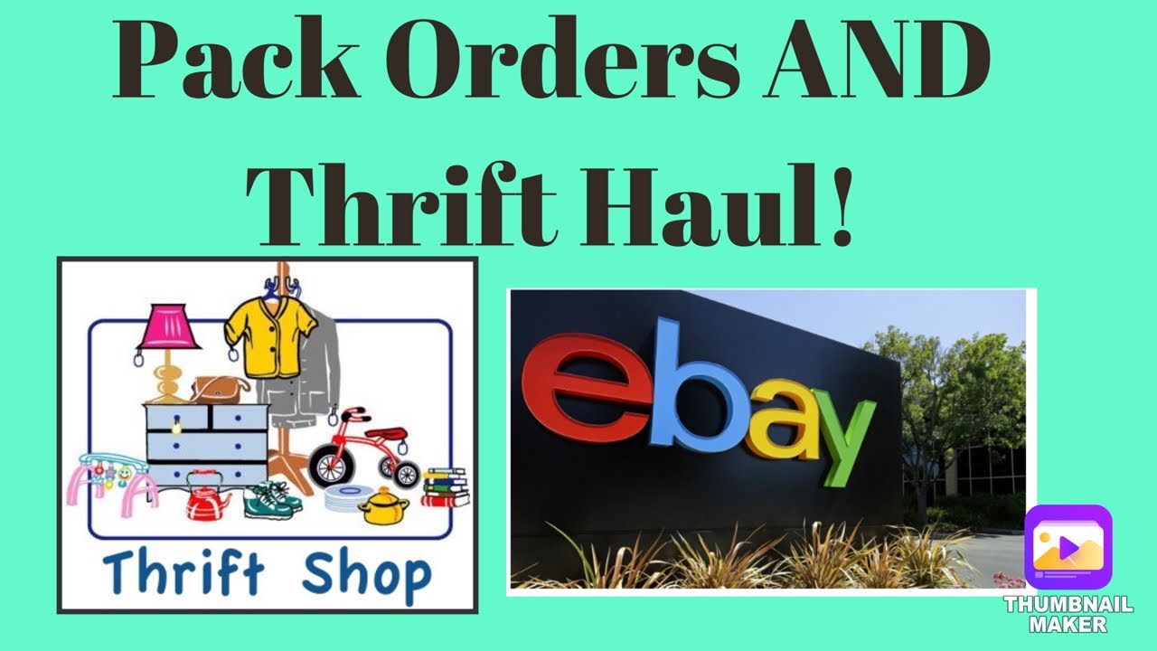 Pack Orders with Me AND Thrift Haul! Long video! January 18, 2026