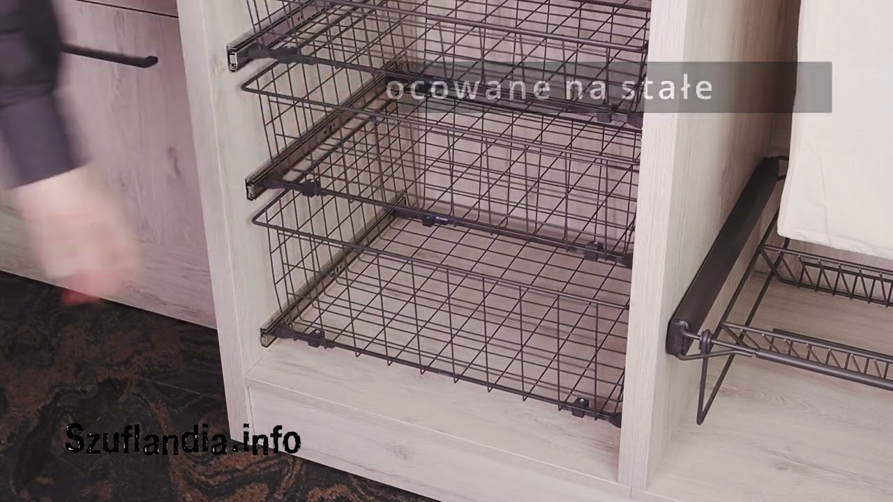 Kosze wysuwane - rodzaje