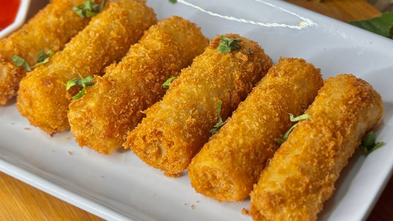 Tandoori Chicken Roll Recipe | Crispy Chicken Cheese Roll Recipe | Bena’s kitchen