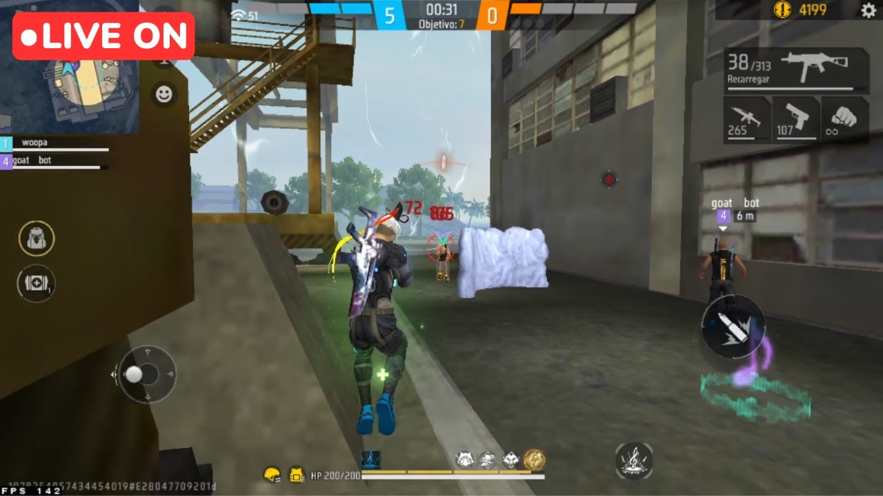 FREE FIRE AO VIVO – ATÉ SE ESTRESSAR 😂🔥