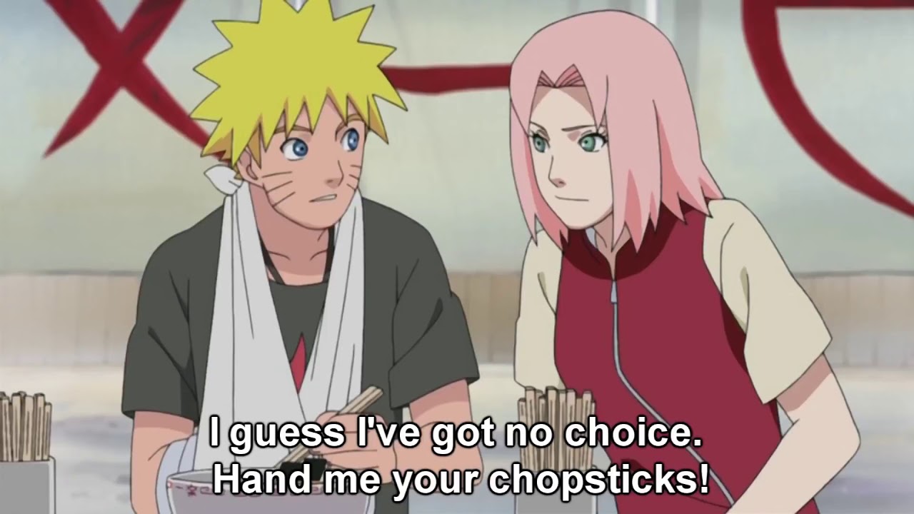 Sai feeds Naruto food  😂 funny moment
