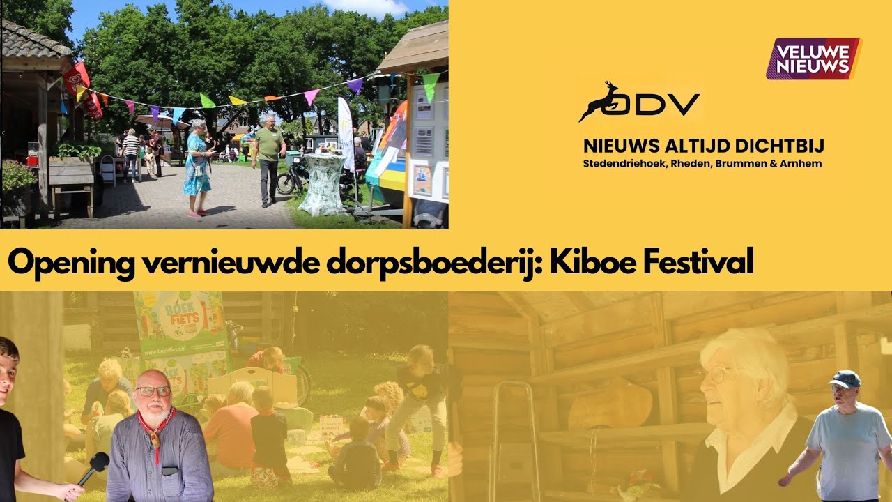 Vernieuwde Dorpsboerderij straalt op geslaagd Kiboe Festival