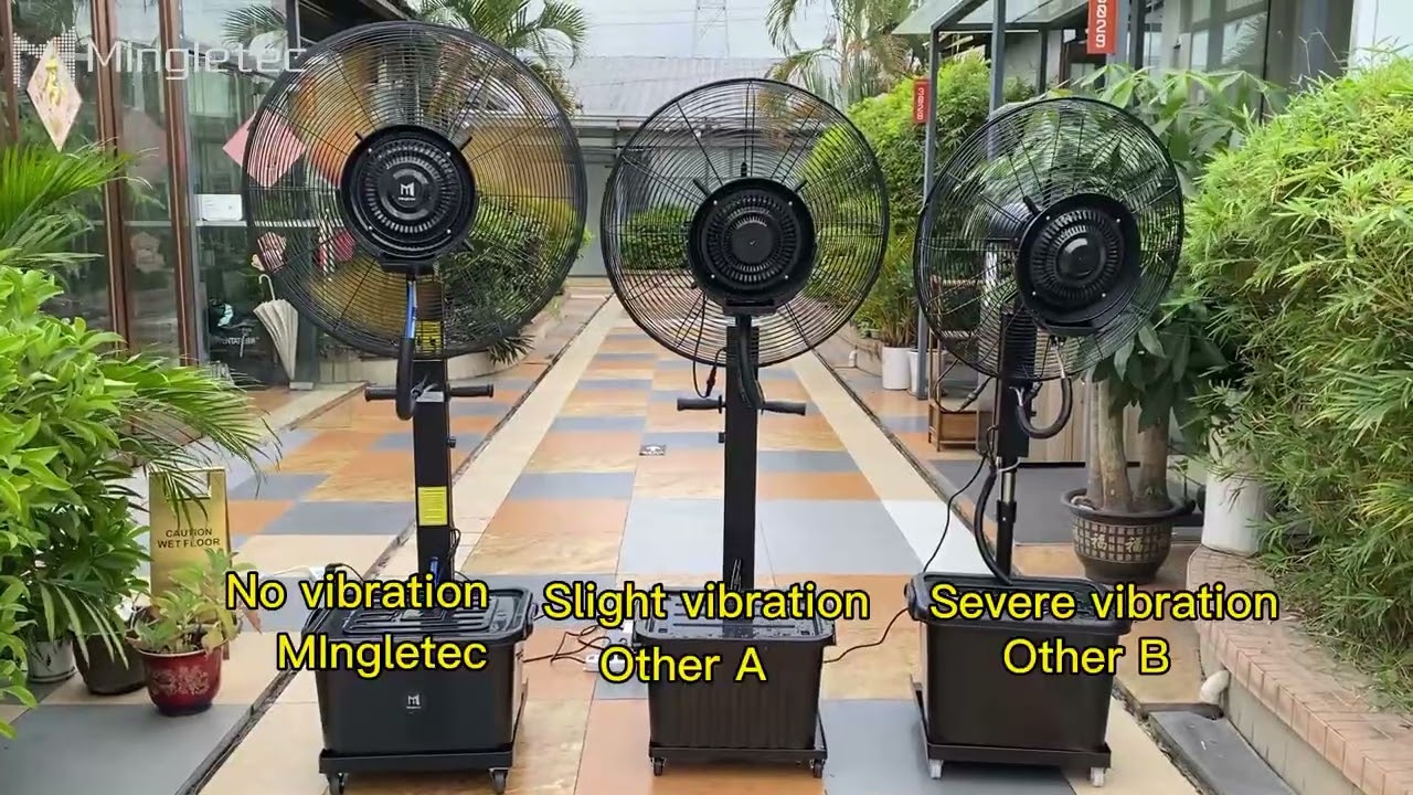 Mingletec DC Mist Fan VS AC Mist Fan #mingletec #mistfan #manufacturer #youtubeshorts #fyp