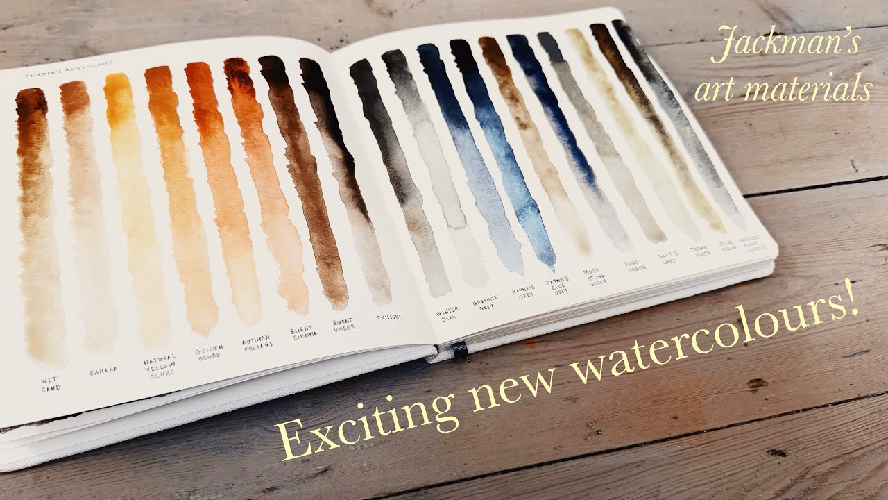 Exciting new paints! ✹ Jackman's watercolours & how I use watercolour and gouache together