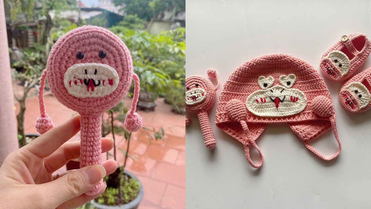 Móc trống lục lạc hình con rắn cho bé