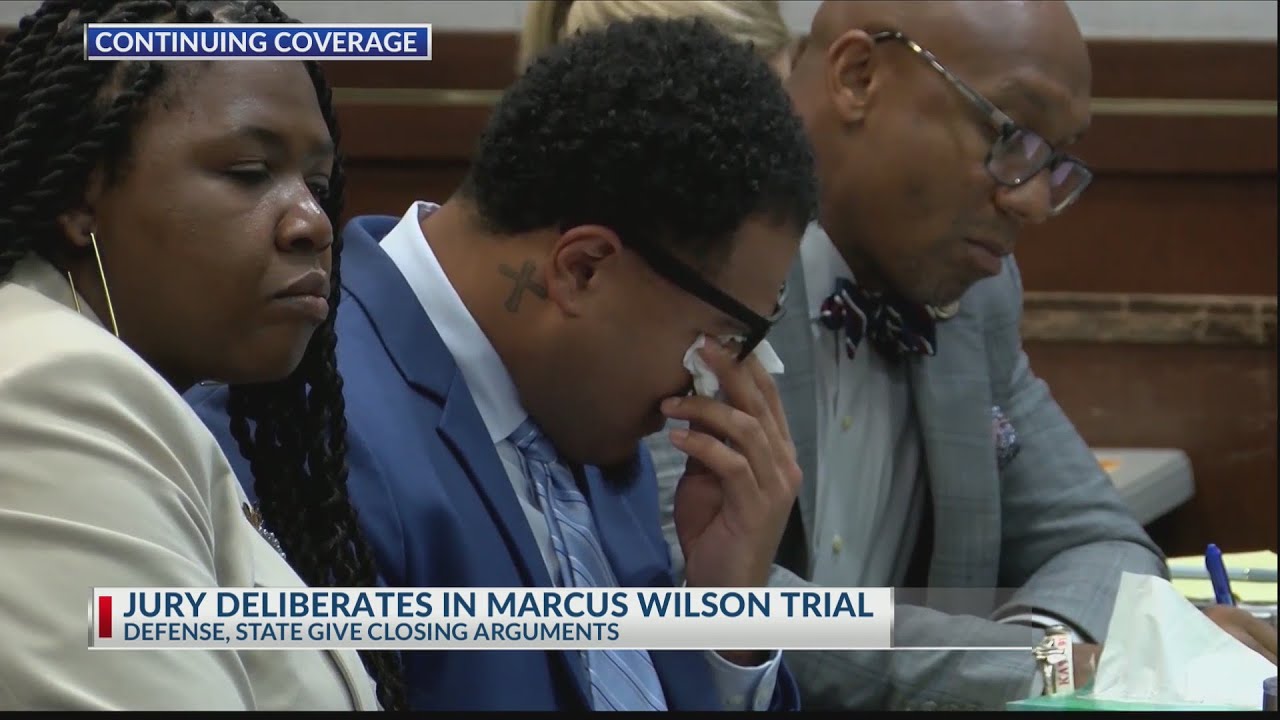 Jury deliberates in Marcus Wilson trial, attorneys give closing arguments