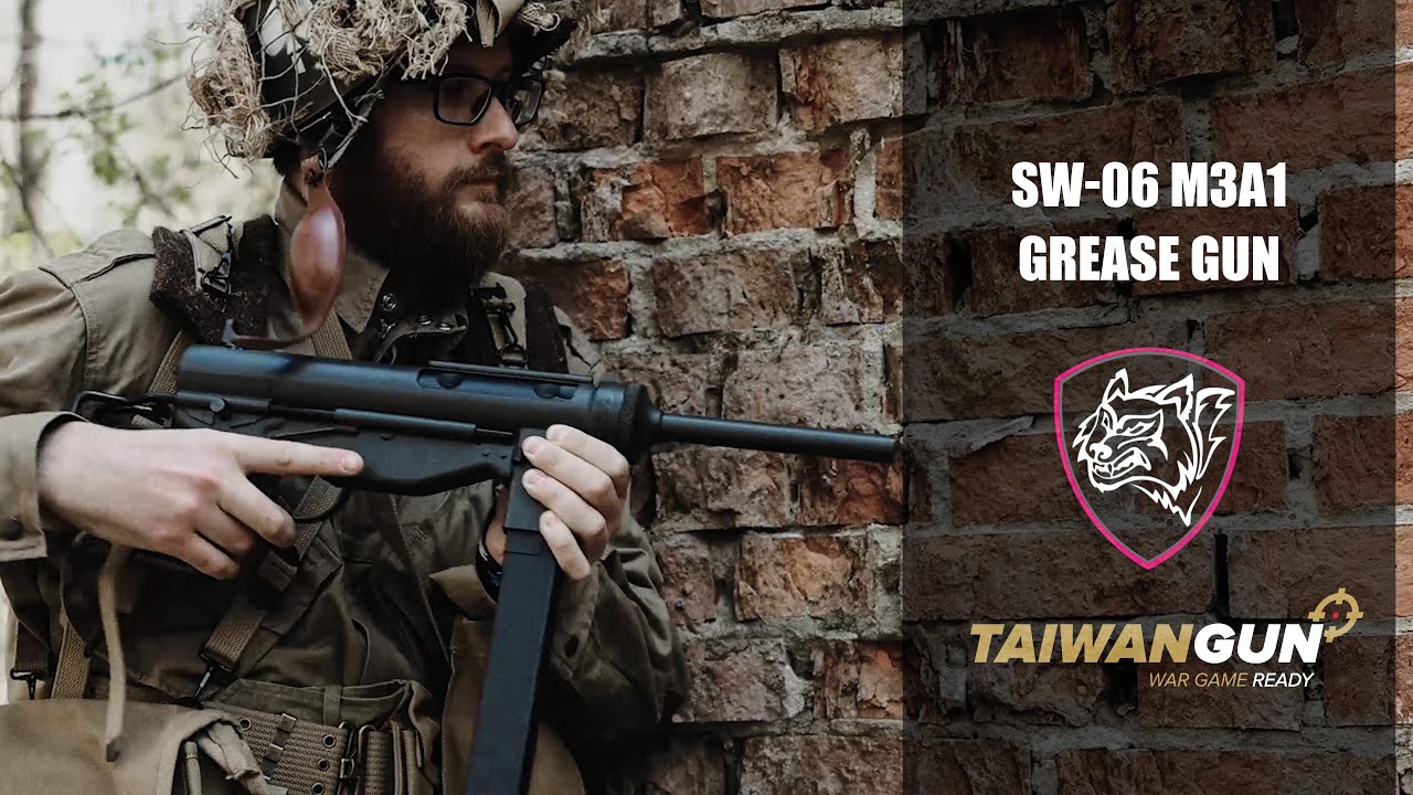 Snow Wolf SW-06 M3A1 Grease Gun - Airsoft Replica Presentation