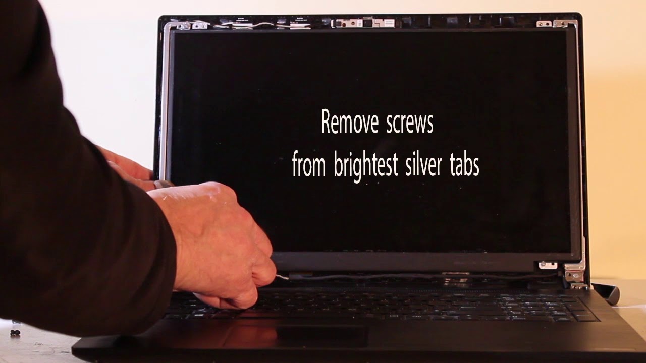 Laptop screen replacement / How to replace laptop screen /Toshiba Tecra C50 - D