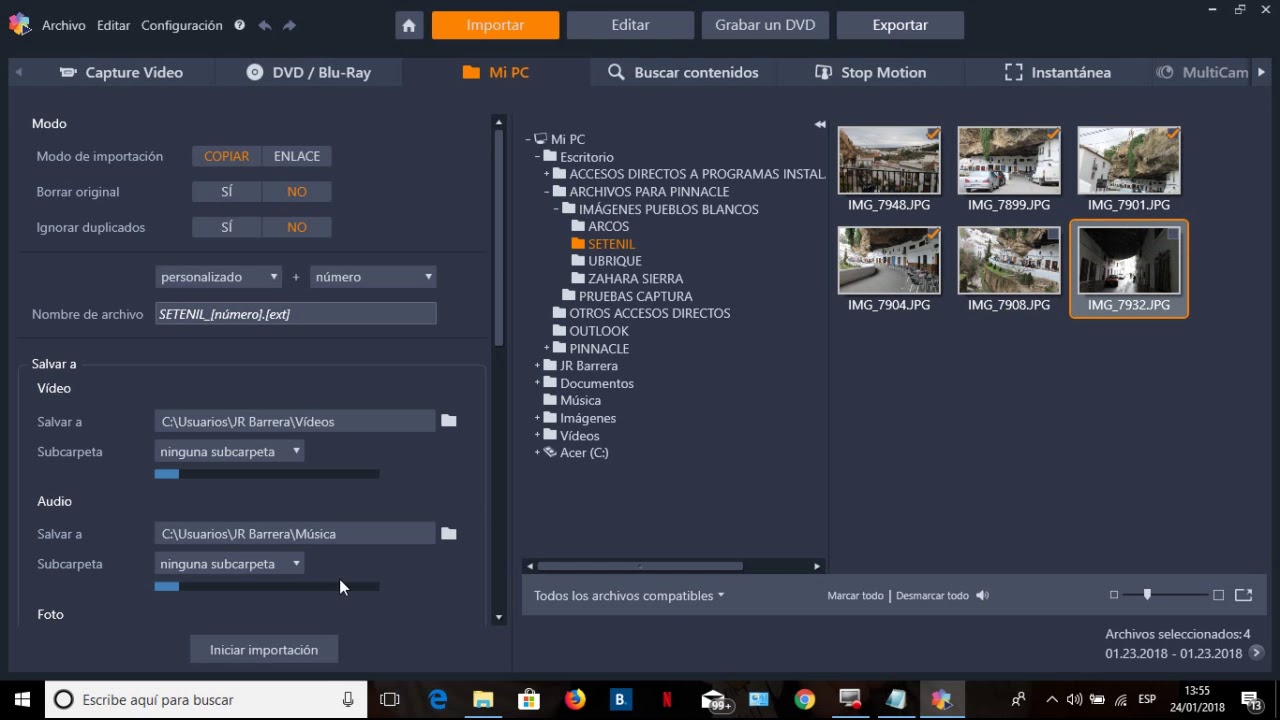 Tutorial YOU TUBE. INICIO PINACLE STUDIO 21. Capítulo 1 principiantes